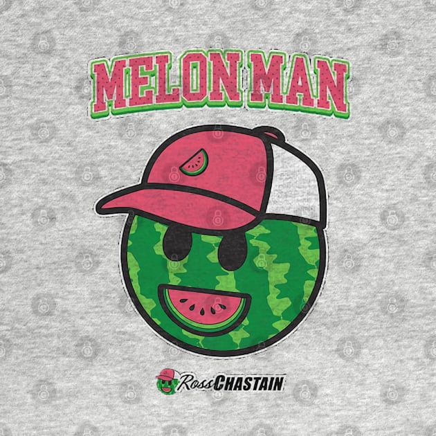 Ross Chastain Charcoal Melon Man Logo by stevenmsparks